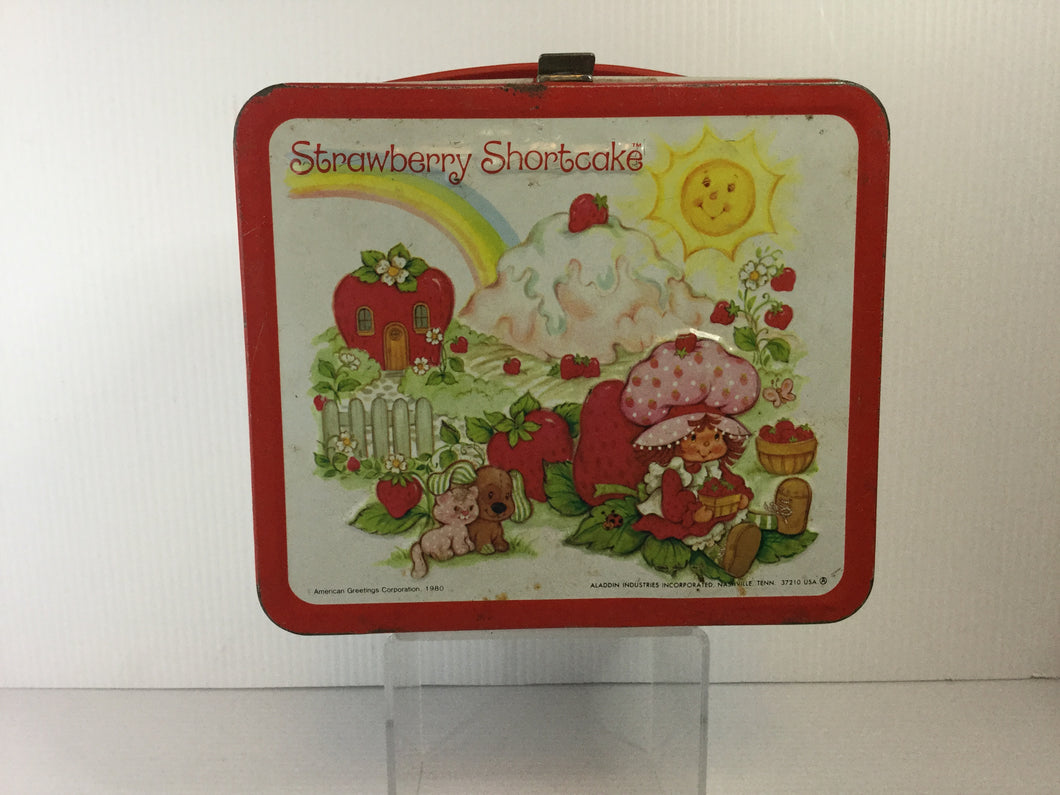 Strawberry Shortcake Metal Lunchbox w/ Thermos