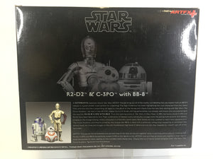 R2-D2 & C-3PO w/ BB-8   1/10 scale pre-painted model kit